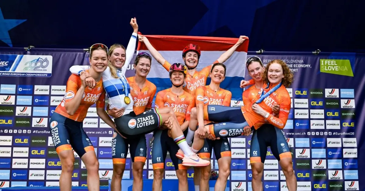 Demi Vollering turns pressure into second European title