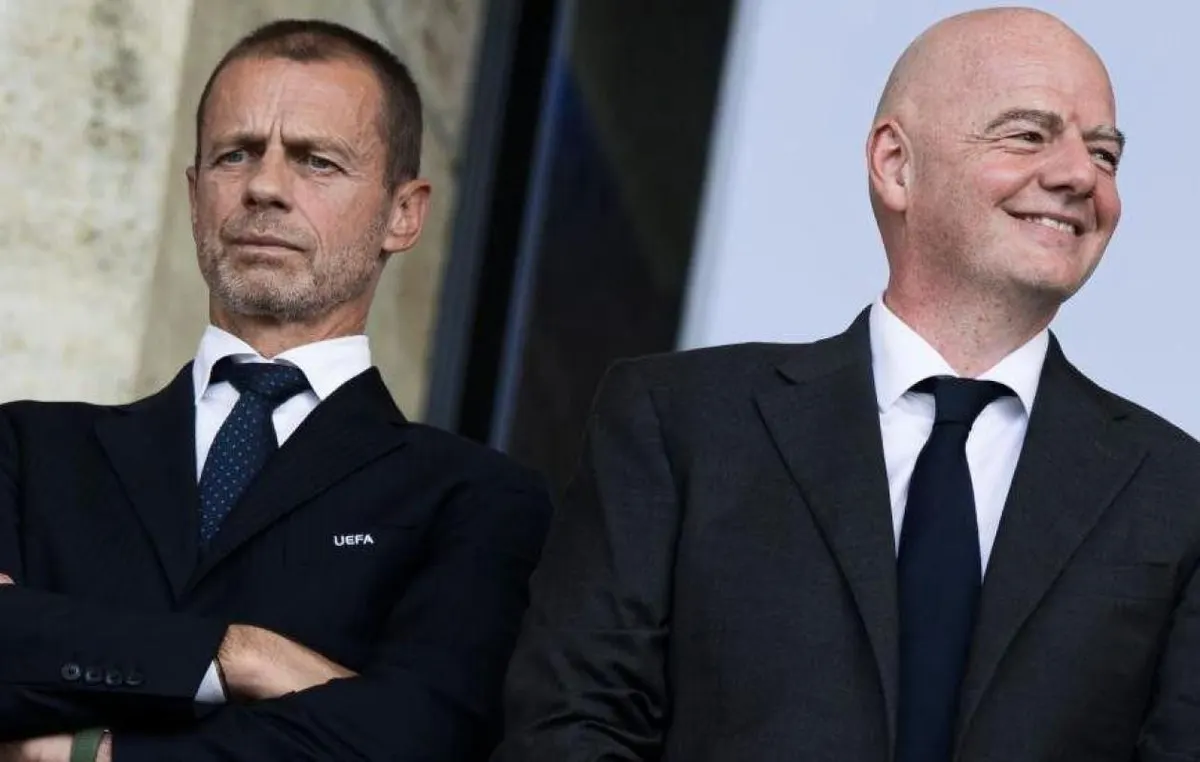 Aleksander Ceferin renews attack on Gianni Infantino