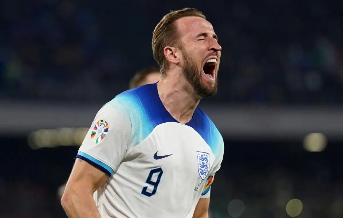 Harry Kane equals England’s all-time appearance record