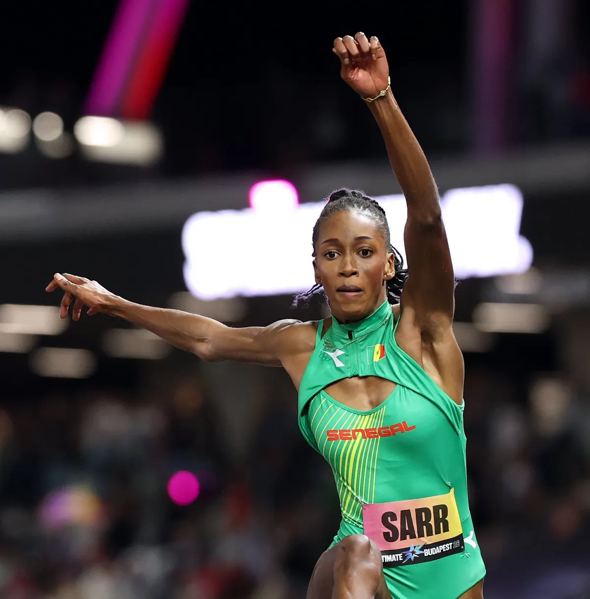 Saly Sarr wins 2026 Ultimate triple-jump title