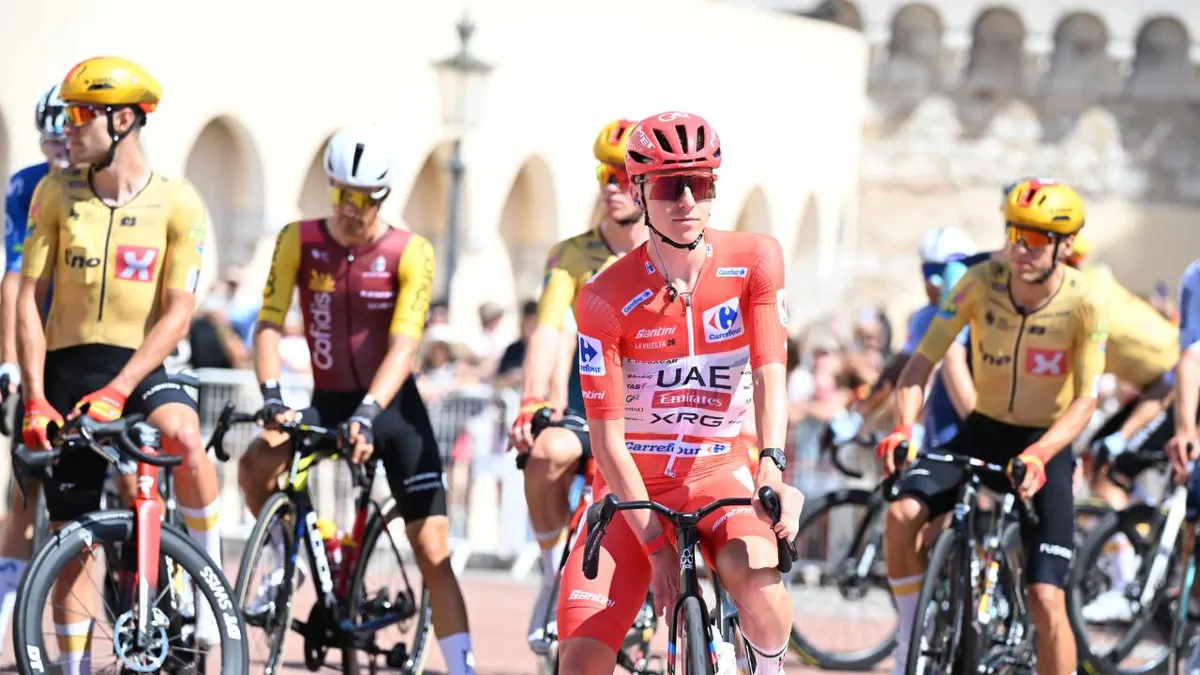 Tadej Pogacar criticised after Vuelta stage attack